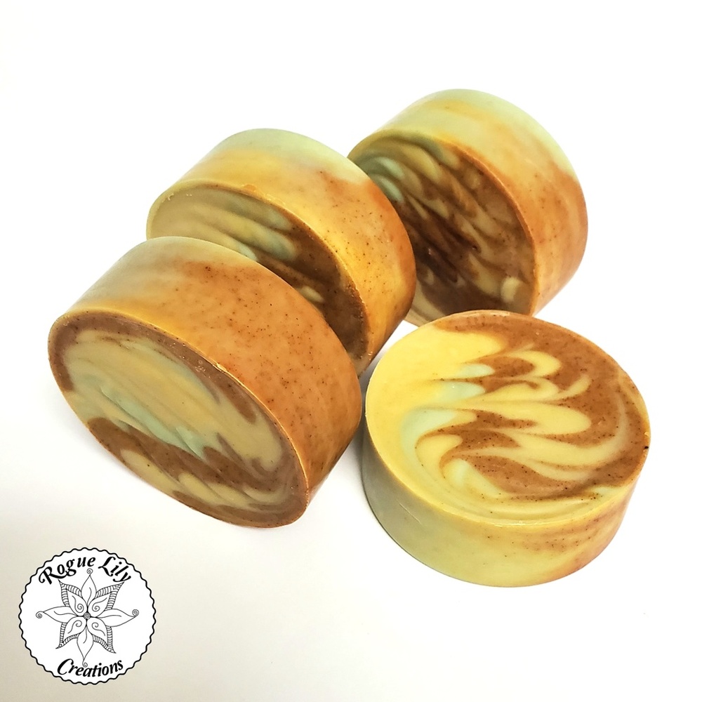 Artisan Facial Bar Soap: Turmeric Ginger Clay - Picture 2 of 3